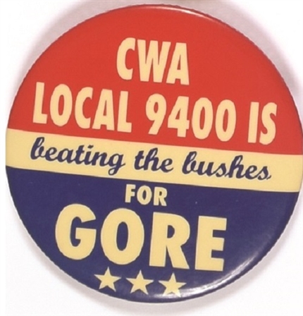 Gore CWA Local 9400 California Pin