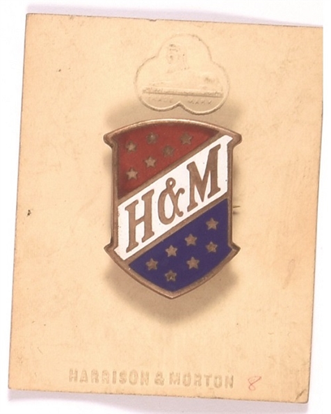 Harrison, Morton Pin and Card