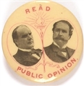 McKinley, Hobart Read Public Opinion