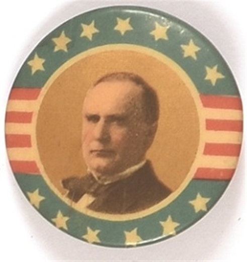 McKinley Colorful Stars, Stripes Pin