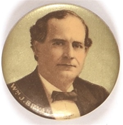 William Jennings Bryan Silver Celluloid