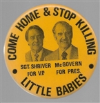 McGovern Come Home and Stop Killing Little Babies 
