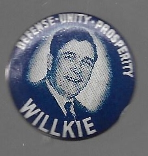 Willkie Defense, Unity, Prosperity 