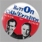 Button Counterfeiter for Nixon, Agnew 