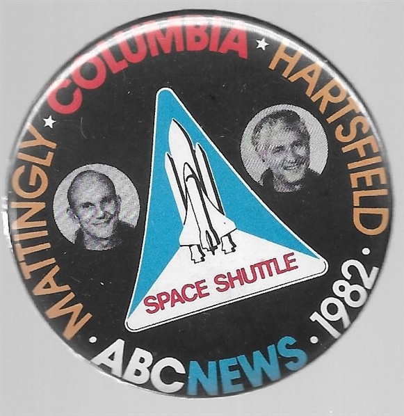 Columbia 1982 ABC News Pin 