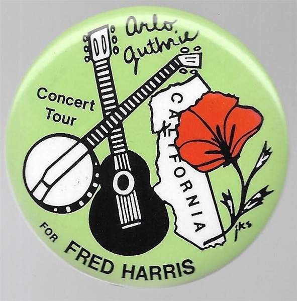 Arlo Guthrie Concert Tour for Fred Harris 