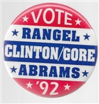 Clinton, Rangel, Abrams NY Coattail 