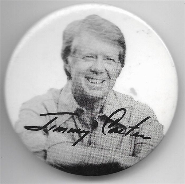 Jimmy Carter Celluloid Picture Pin 