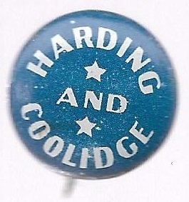 Harding and Coolidge 1920 Litho 