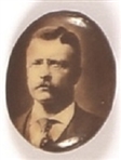 Theodore Roosevelt Oval Sepia Stickpin