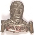 Theodore Roosevelt Embossed Metal Pin