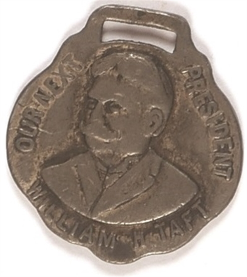 Taft Embossed Metal Fob