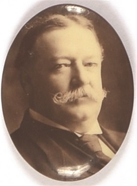 William Howard Taft Oval Celluloid