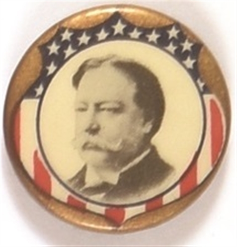 William Howard Taft Shield Celluloid