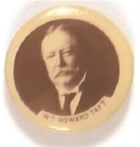 Taft Smaller Size Sepia Celluloid