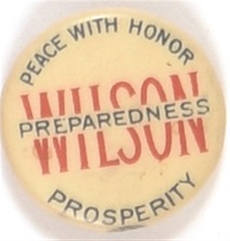 Wilson Peace With Honor