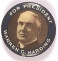 Harding for President Blue Border