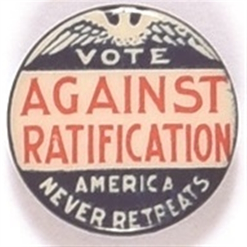 Harding Anti League of Nations Pin