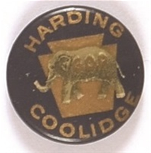 Harding, Coolidge Pennsylvania Keystone