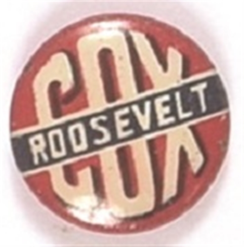 Cox, Roosevelt Red Litho