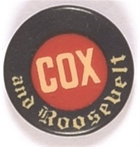 Cox and Roosevelt RWB Celluloid