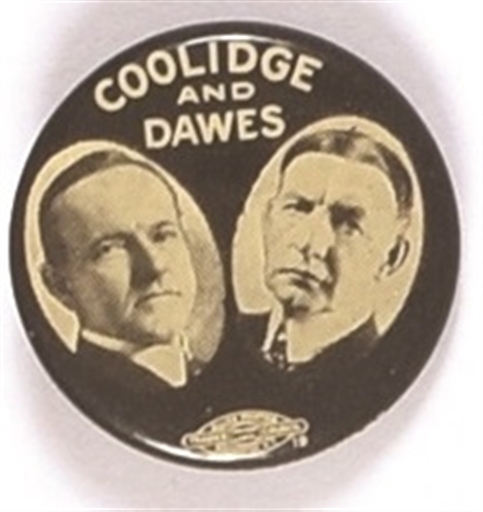 Coolidge and Dawes Scarce Jugate