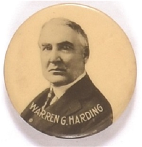 Warren G. Harding Picture Pin