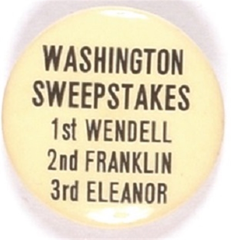 Willkie Washington Sweepstakes