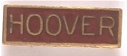 Hoover Red Enamel Pin