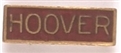 Hoover Red Enamel Pin