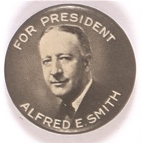 Smith for President Black and White Celluloid