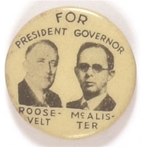 Roosevelt, McAlister Tennessee Coattail