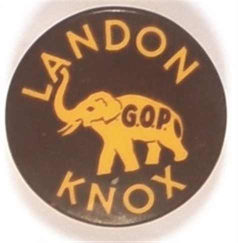 Landon, Knox GOP Elephant