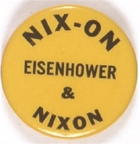 Nix-On Eisenhower and Nixon