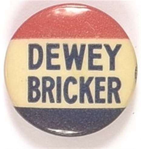 Dewey, Bricker RWB Celluloid