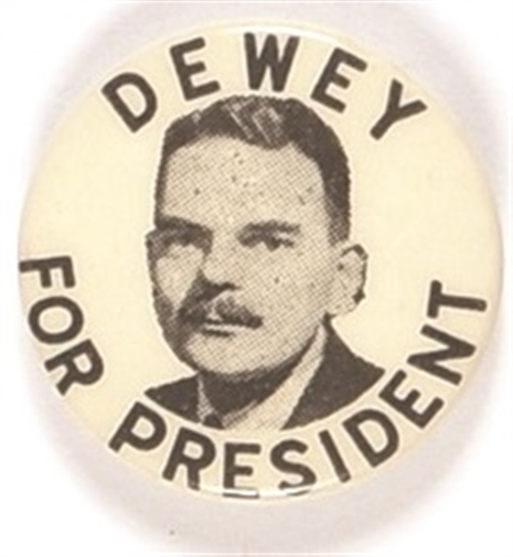 Dewey for President Picture Pin