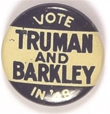 Vote Truman and Barkley Litho