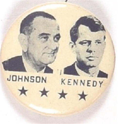 Johnson and Kennedy 1964 Celluloid