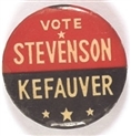 Vote Stevenson, Kefauver RWB Celluloid