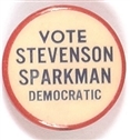 Vote Stevenson, Sparkman Democratic