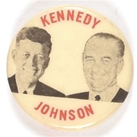 Kennedy, Johnson Scarce Smaller Size Jugate