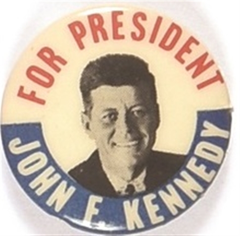 John F. Kennedy Classic 1960s Design Celluloid