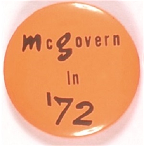 McGovern in 72 Orange Celluloid