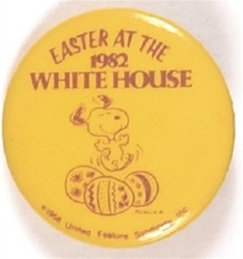 Snoopy 1982 White House Easter Egg Hunt