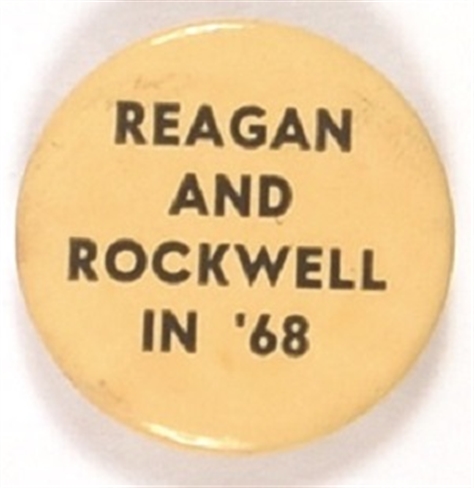 Reagan and Rockwell in 68