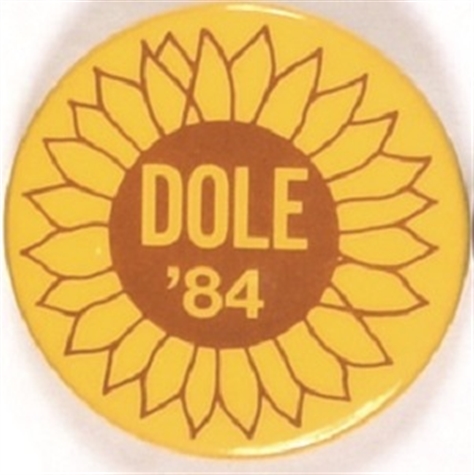 Bob Dole 1984 Sunflower Celluloid