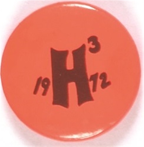 Hubert Humphrey H3 Pink Celluloid