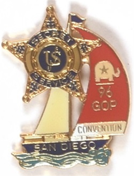 Secret Service 1996 GOP Convention Pin