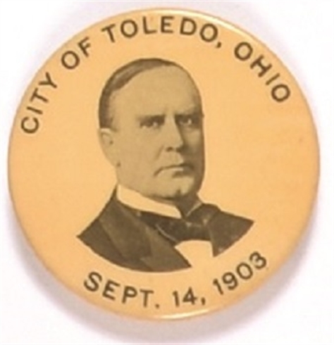 McKinley City of Toledo Memorial Pin