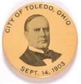McKinley City of Toledo Memorial Pin
